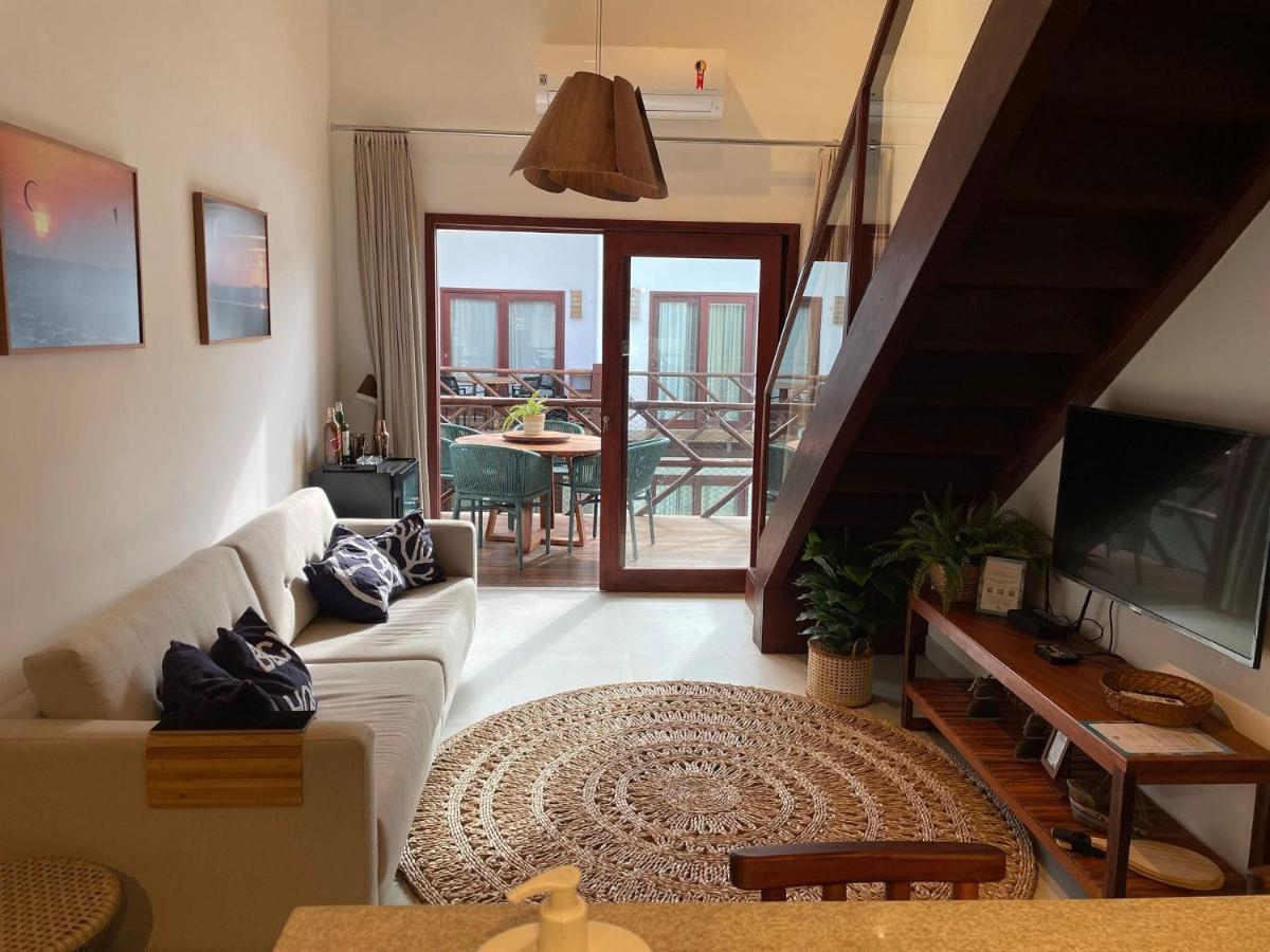 Ap Vila Mar Pe Na Areia Com Vista Para O Mar E Piscina Barra Grande  Exteriör bild