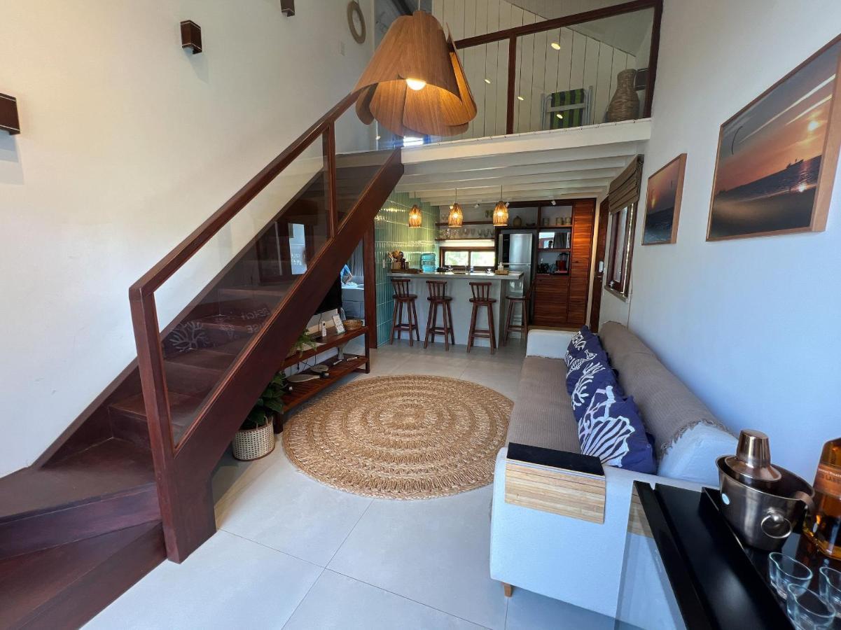 Ap Vila Mar Pe Na Areia Com Vista Para O Mar E Piscina Barra Grande  Exteriör bild